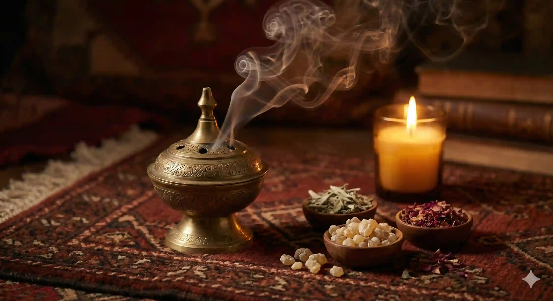 بخور حضرت مریم برای درمان ترس و مشکلات اعصاب در طب اسلامی.